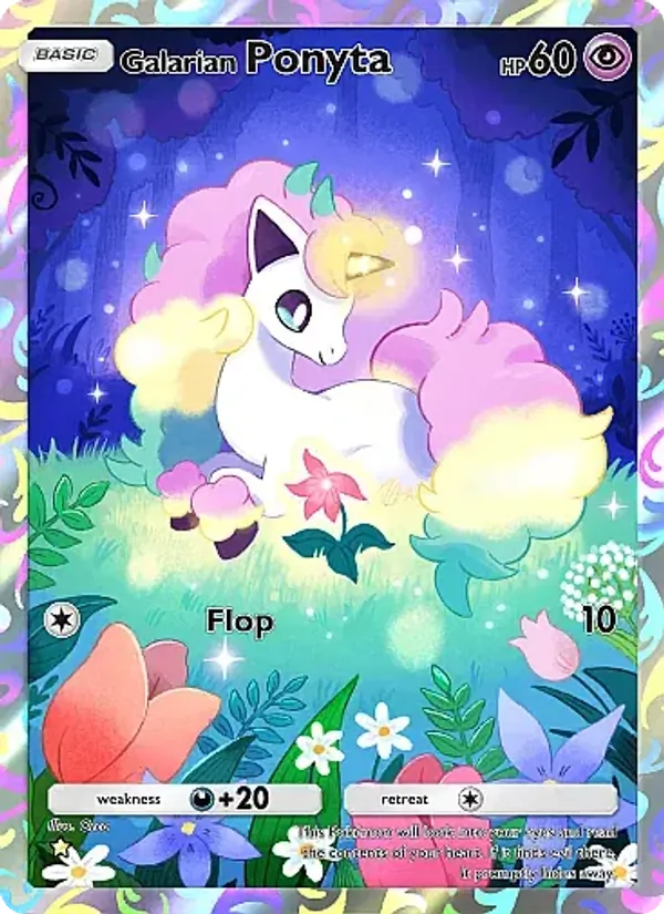 Galarian Ponyta - Fantastical Parade Pokemon Card