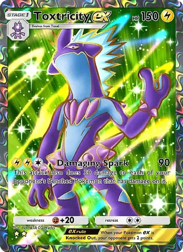 Toxtricity ex - Fantastical Parade Pokemon Card
