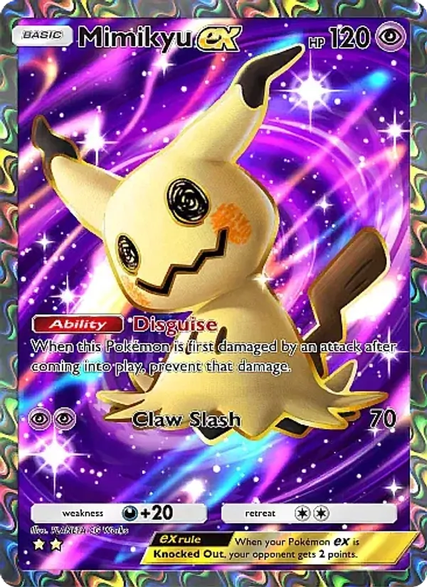 Mimikyu ex - Fantastical Parade Pokemon Card