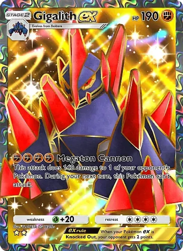 Gigalith ex - Fantastical Parade Pokemon Card