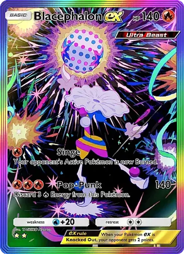 Blacephalon ex - Fantastical Parade Pokemon Card