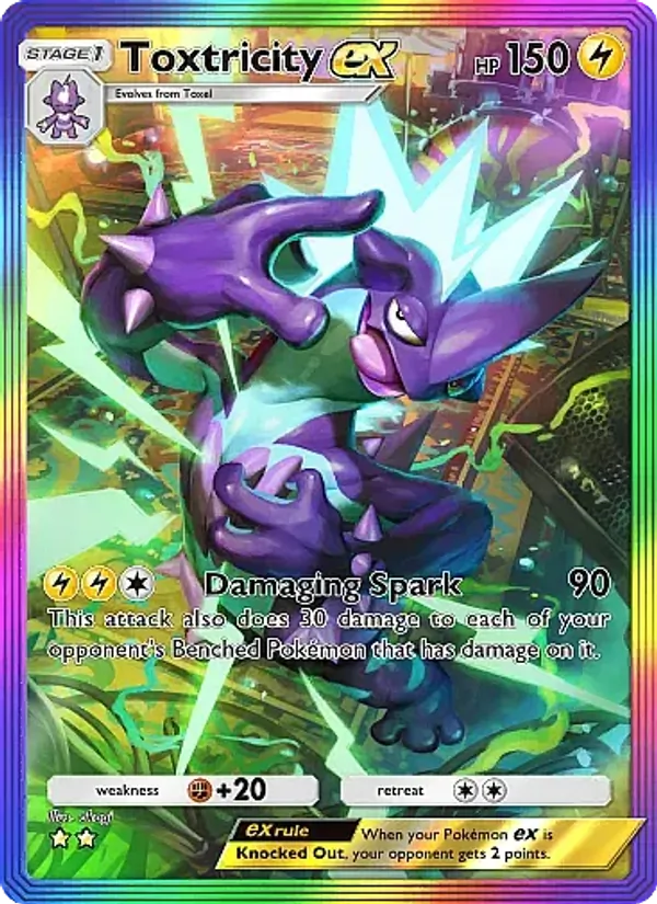Toxtricity ex - Fantastical Parade Pokemon Card