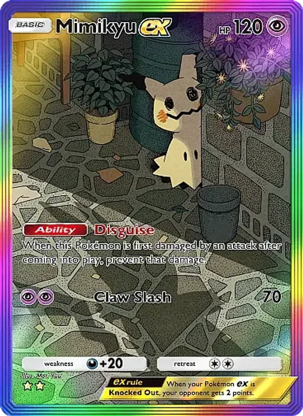 Mimikyu ex - Fantastical Parade Pokemon Card