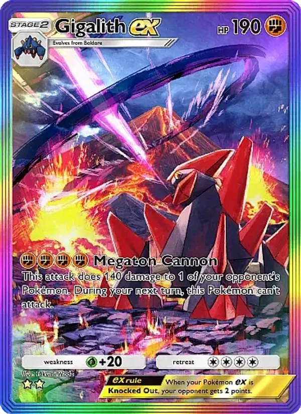 Gigalith ex - Fantastical Parade Pokemon Card