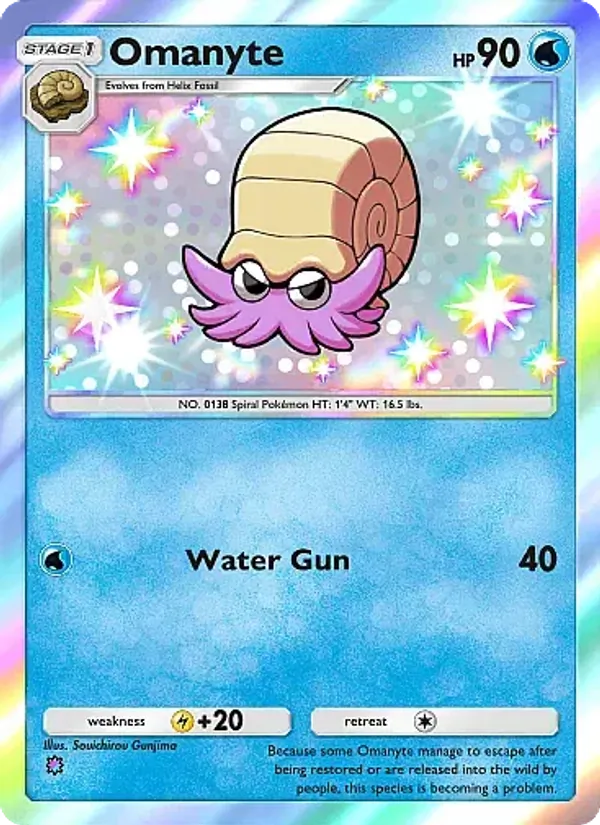 Omanyte - Fantastical Parade Pokemon Card