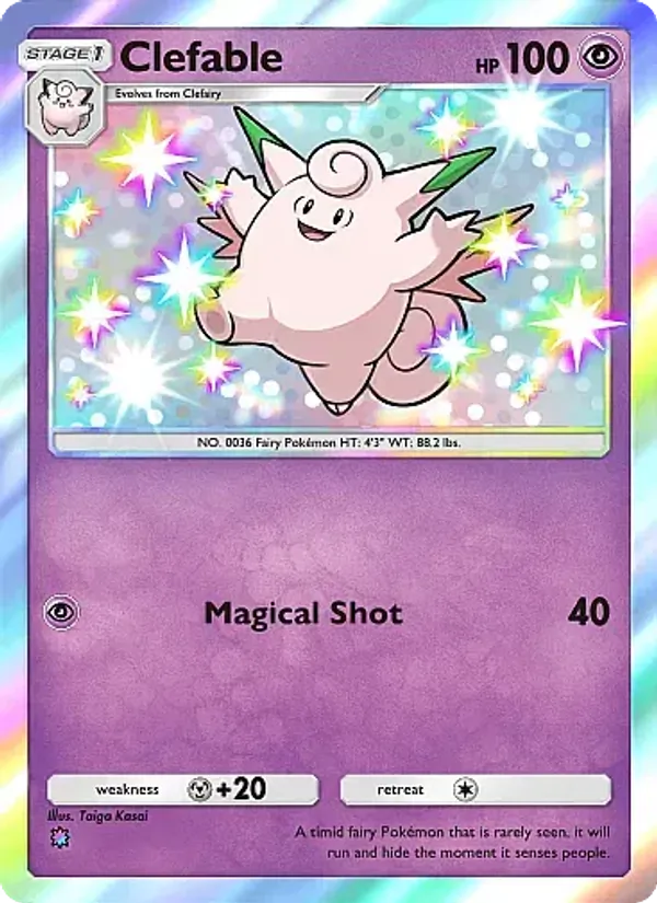 Clefable - Fantastical Parade Pokemon Card