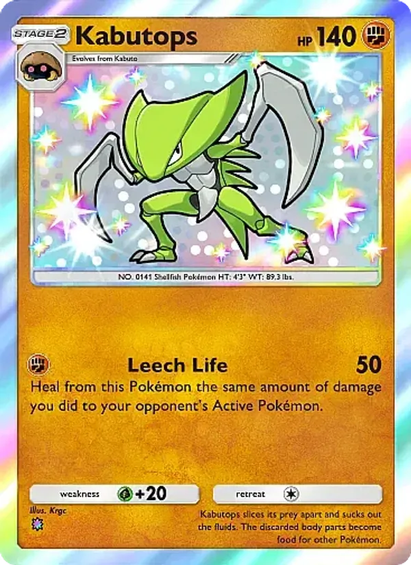 Kabutops - Fantastical Parade Pokemon Card