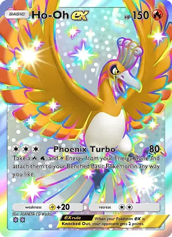 Ho-Oh ex - Fantastical Parade Pokemon Card