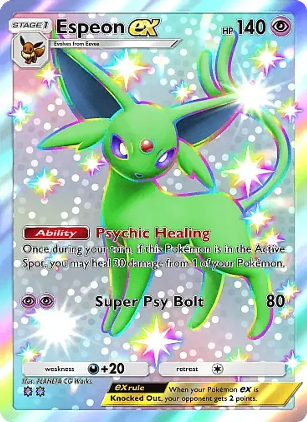 Espeon ex - Fantastical Parade Pokemon Card