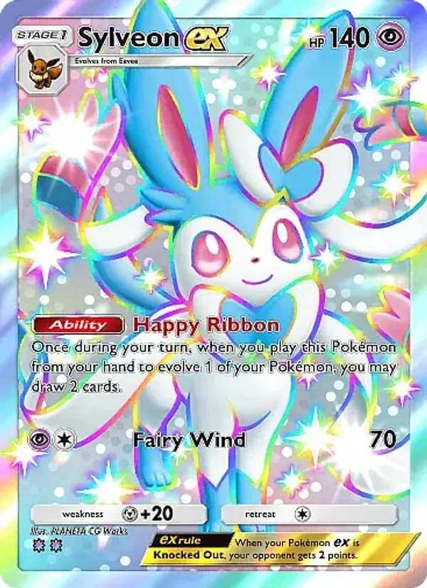 Sylveon ex - Fantastical Parade Pokemon Card