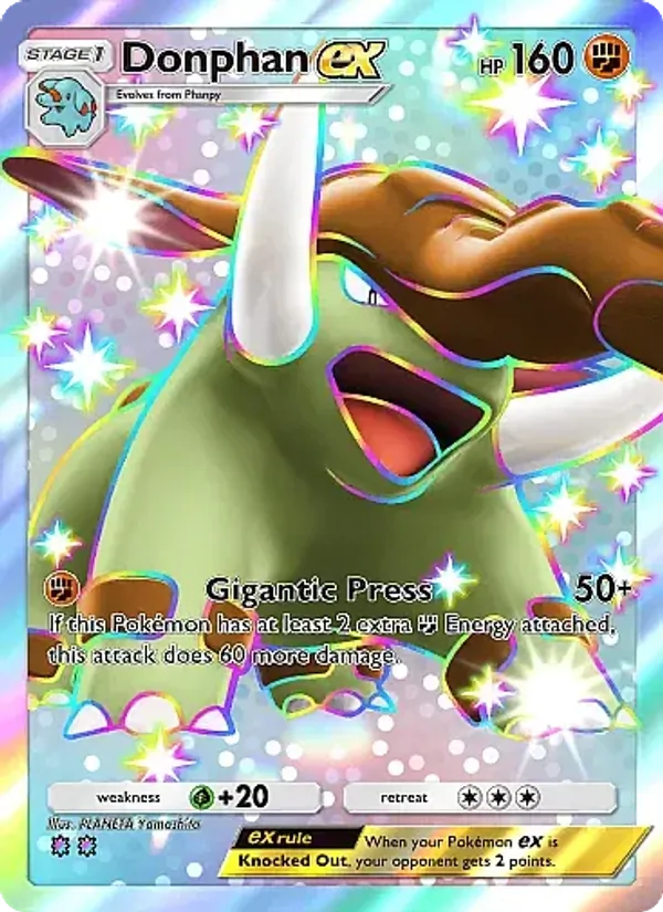 Donphan ex - Fantastical Parade Pokemon Card