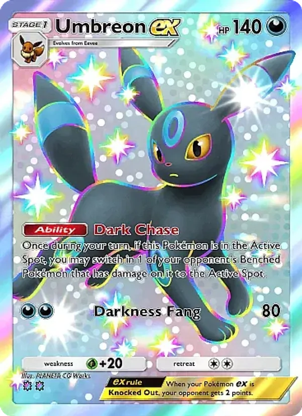 Umbreon ex - Fantastical Parade Pokemon Card