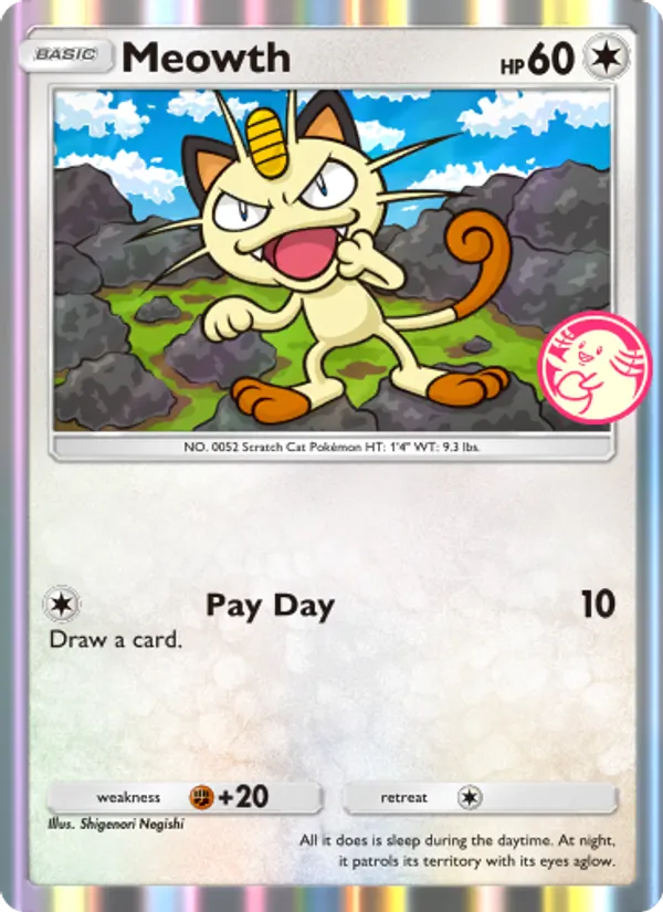 Meowth - Promos-A Pokemon Card