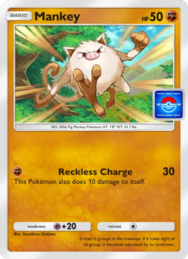 Mankey - Promos-A Pokemon Card