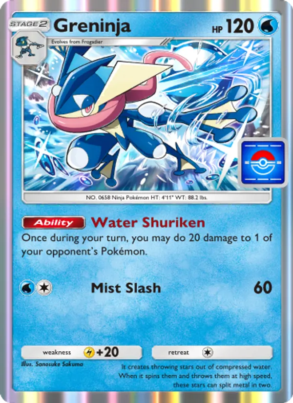 Greninja - Promos-A Pokemon Card
