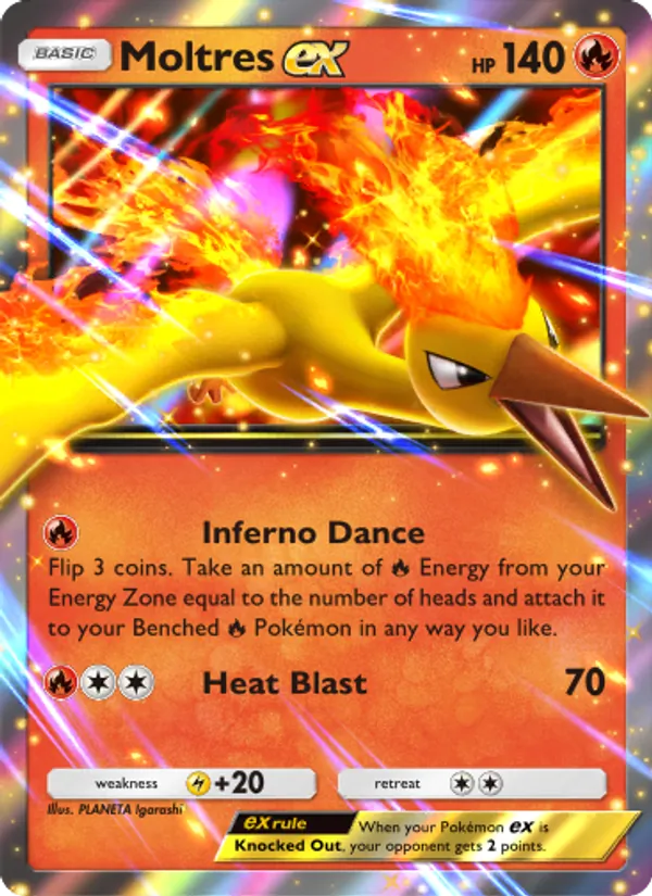 Moltres ex - Promos-A Pokemon Card