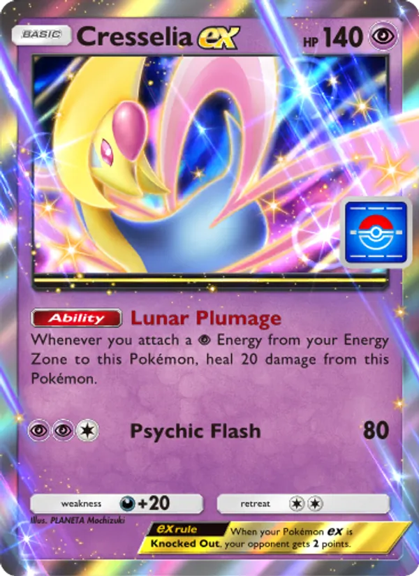 Cresselia ex - Promos-A Pokemon Card