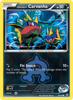 Team Aqua's Carvanha - Double Crisis