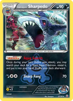 Team Aqua's Sharpedo - Double Crisis