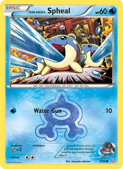 Team Aqua's Spheal - Double Crisis