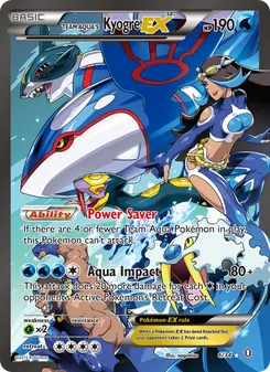 Team Aqua's Kyogre EX - Double Crisis