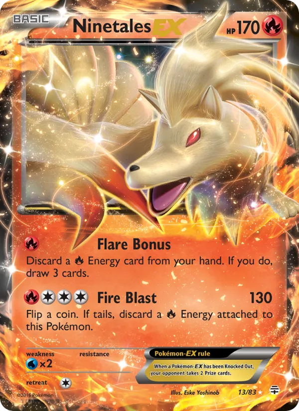 Ninetales EX - Generations Pokemon Card