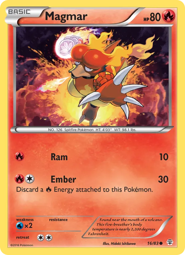 Magmar - Generations Pokemon Card