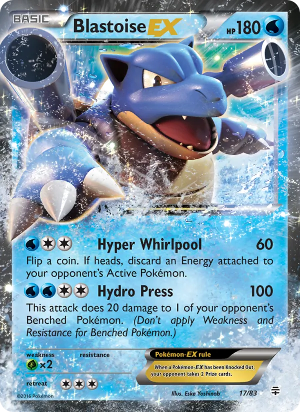 Blastoise EX - Generations Pokemon Card