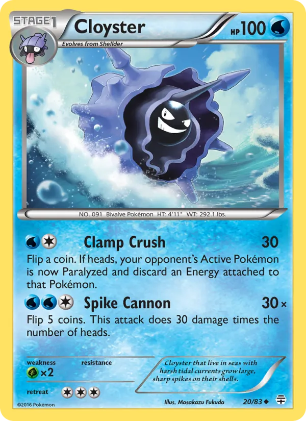 Cloyster - Generations Pokemon Card