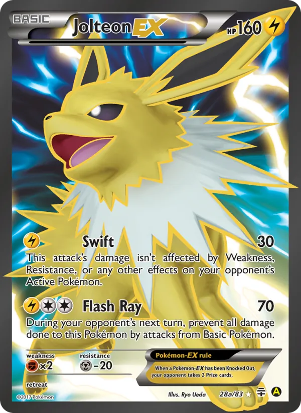 Jolteon EX - Generations Pokemon Card