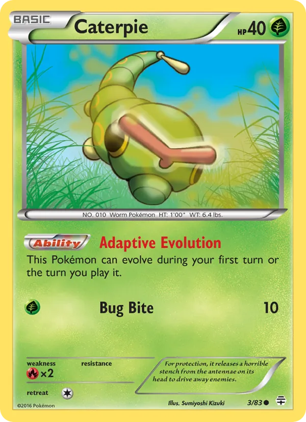 Caterpie - Generations Pokemon Card
