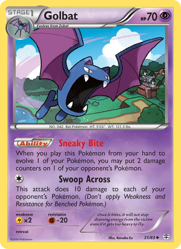 Golbat - Generations Pokemon Card