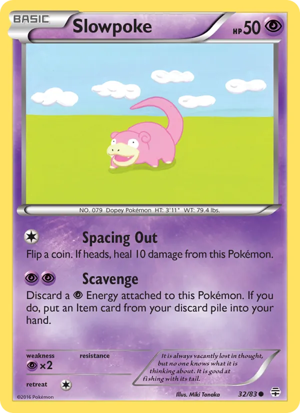 Slowpoke - Generations Pokemon Card