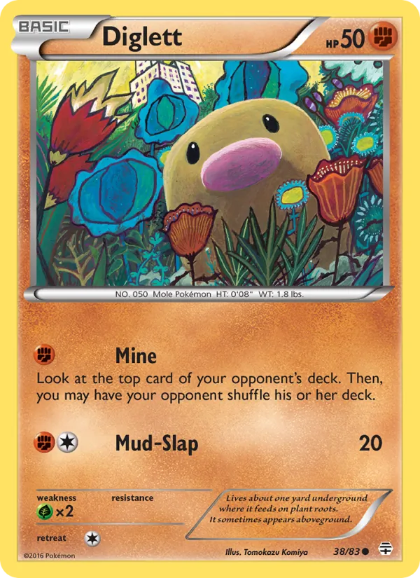 Diglett - Generations Pokemon Card