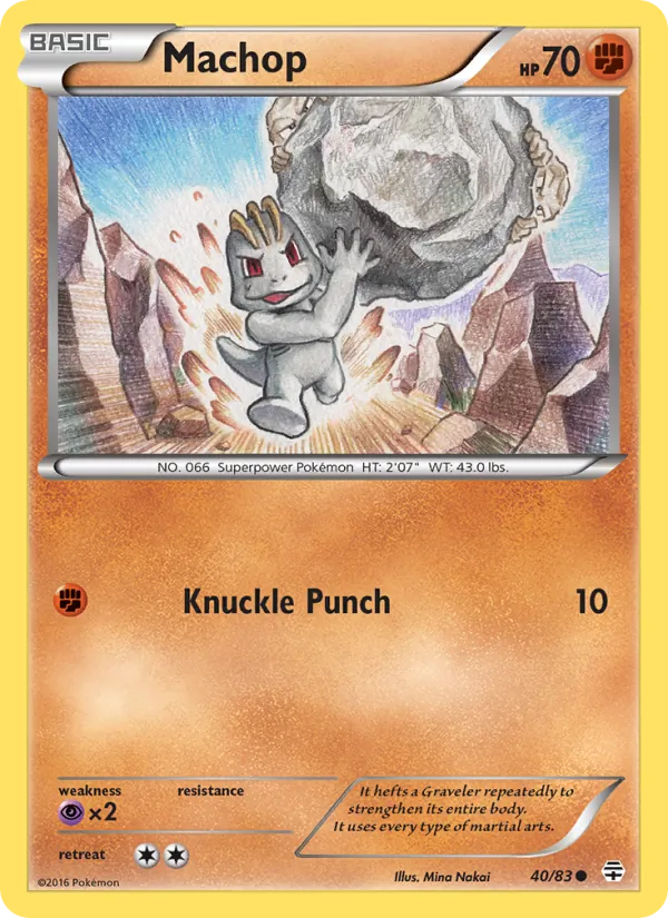 Machop - Generations Pokemon Card
