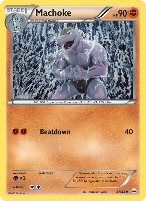 Machoke - Generations Pokemon Card