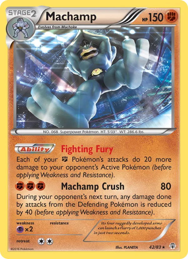 Machamp - Generations Pokemon Card
