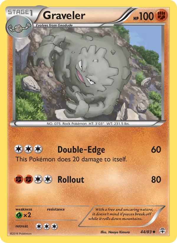 Graveler - Generations Pokemon Card