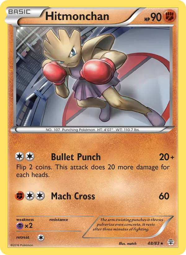 Hitmonchan - Generations Pokemon Card