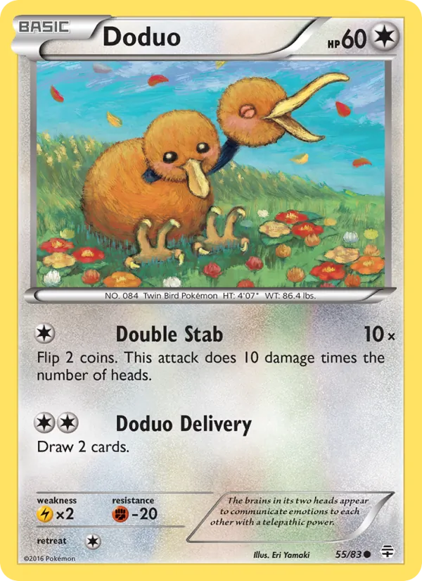 Doduo - Generations Pokemon Card