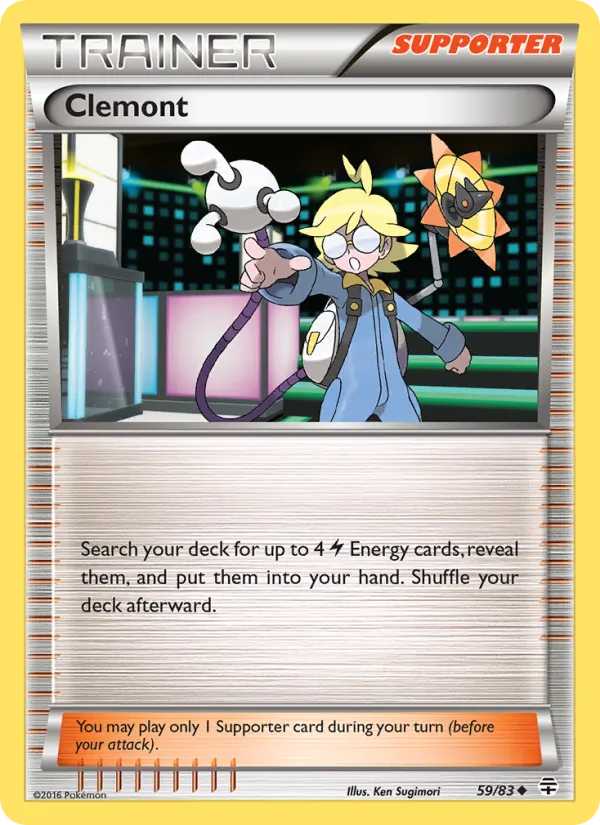 Clemont - Generations Pokemon Card