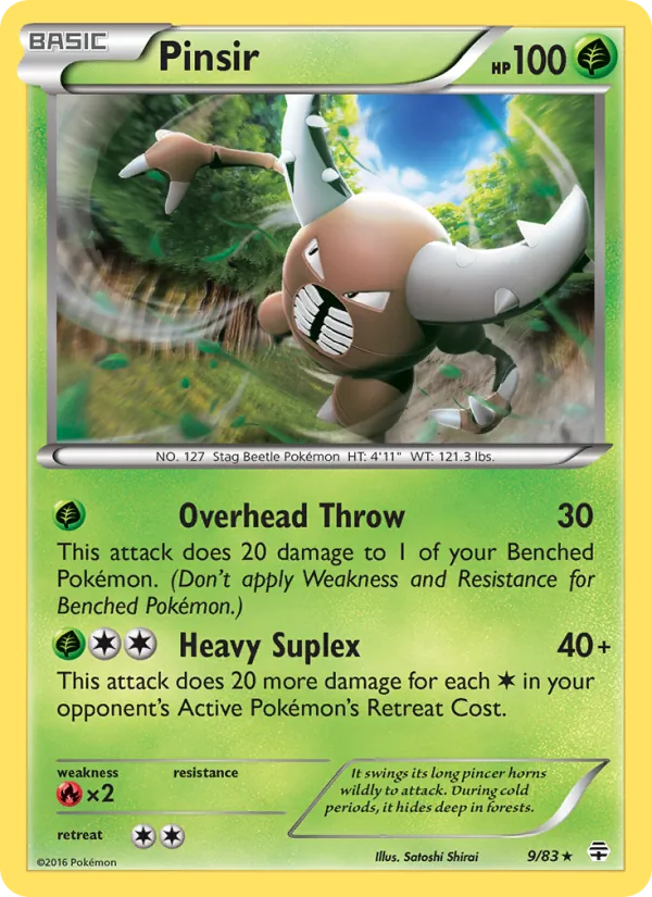 Pinsir - Generations Pokemon Card