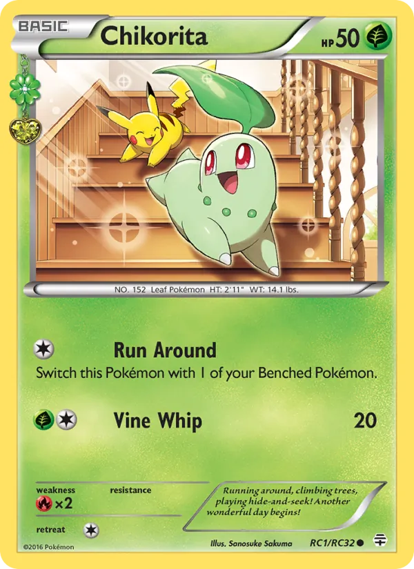 Chikorita - Generations Pokemon Card