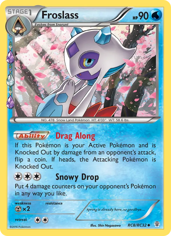 Froslass - Generations Pokemon Card