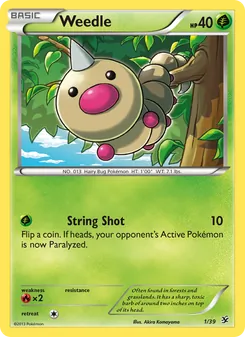 Weedle - Kalos Starter Set