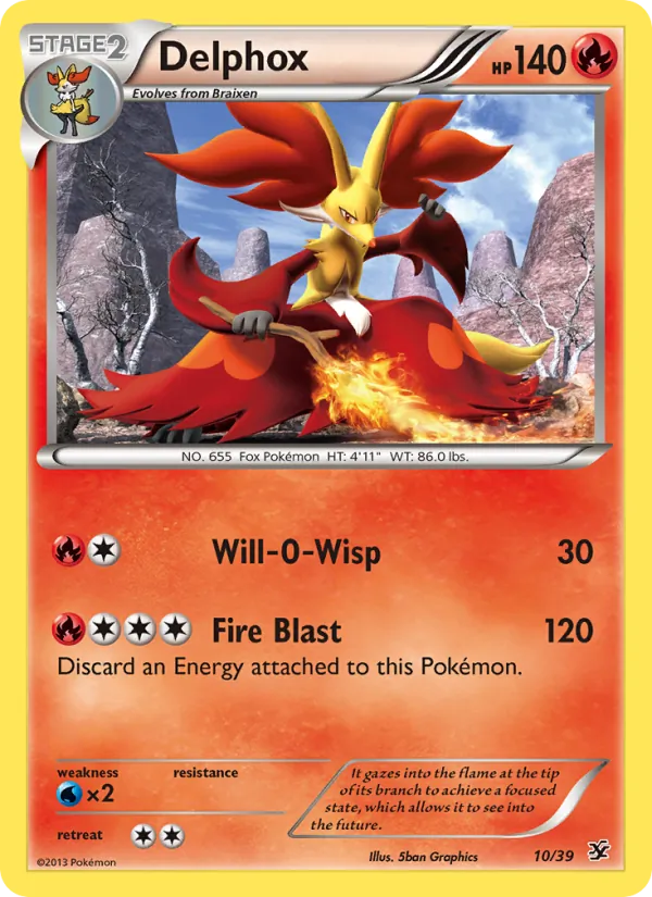 Delphox - Kalos Starter Set Pokemon Card