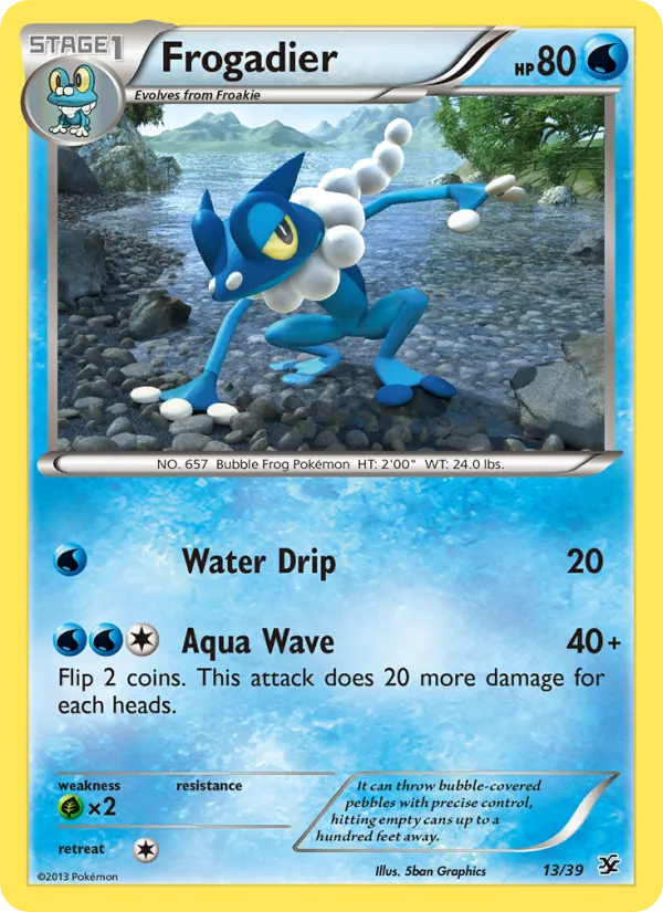 Frogadier - Kalos Starter Set Pokemon Card