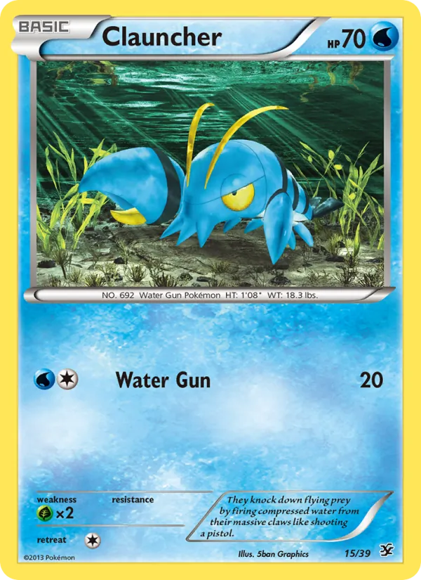 Clauncher - Kalos Starter Set Pokemon Card