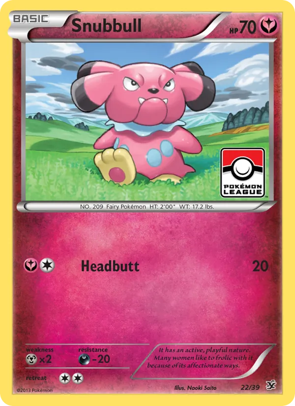 Snubbull - Kalos Starter Set Pokemon Card