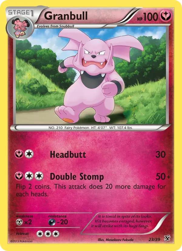 Granbull - Kalos Starter Set Pokemon Card